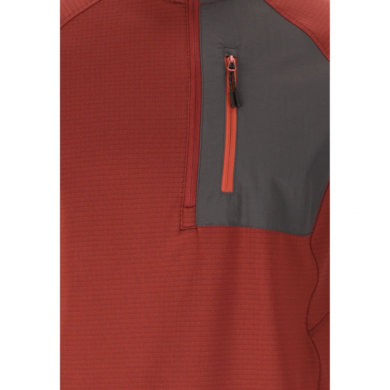 Whistler Helge, suéter de fleece, masculino, madder brown