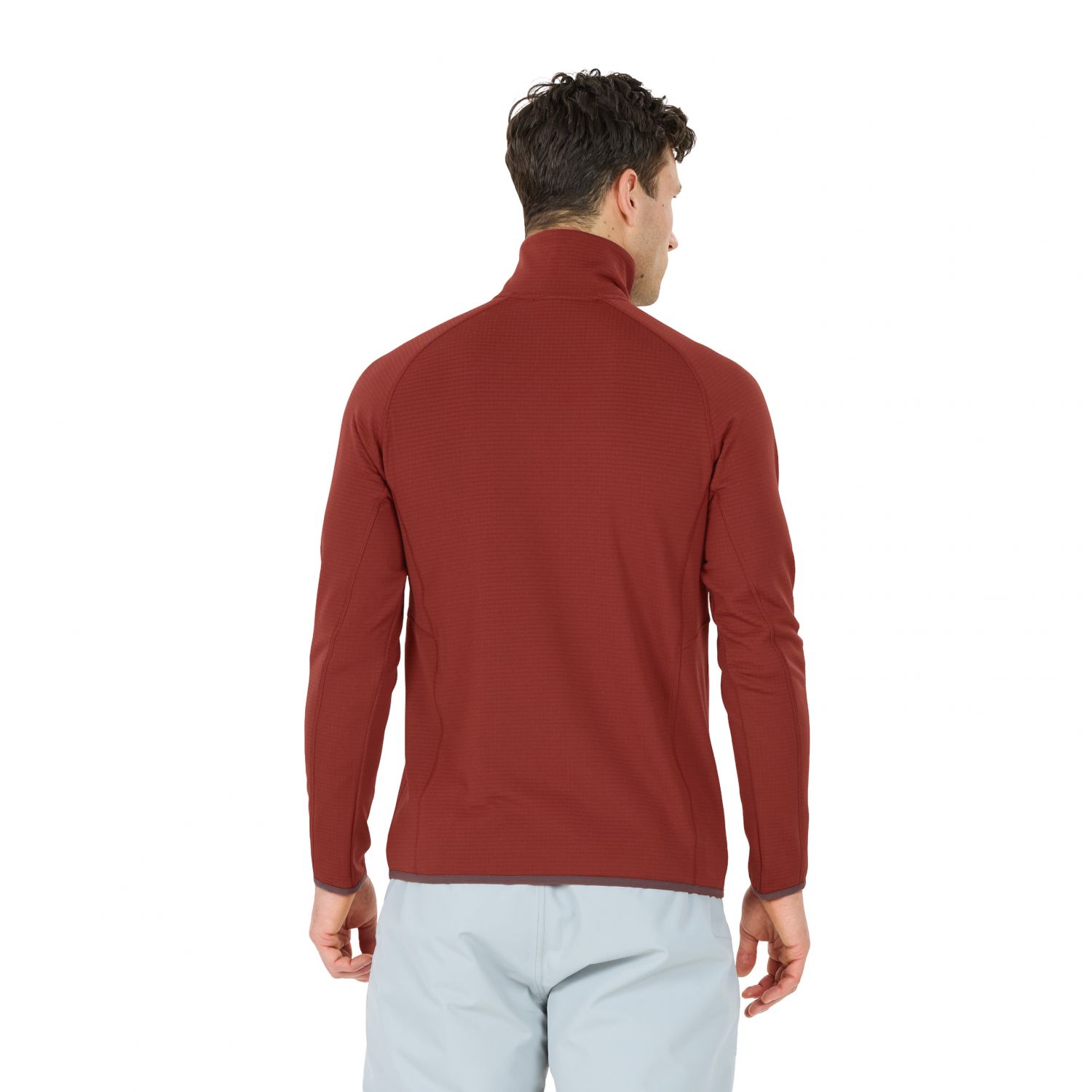 Whistler Helge, suéter de fleece, masculino, madder brown