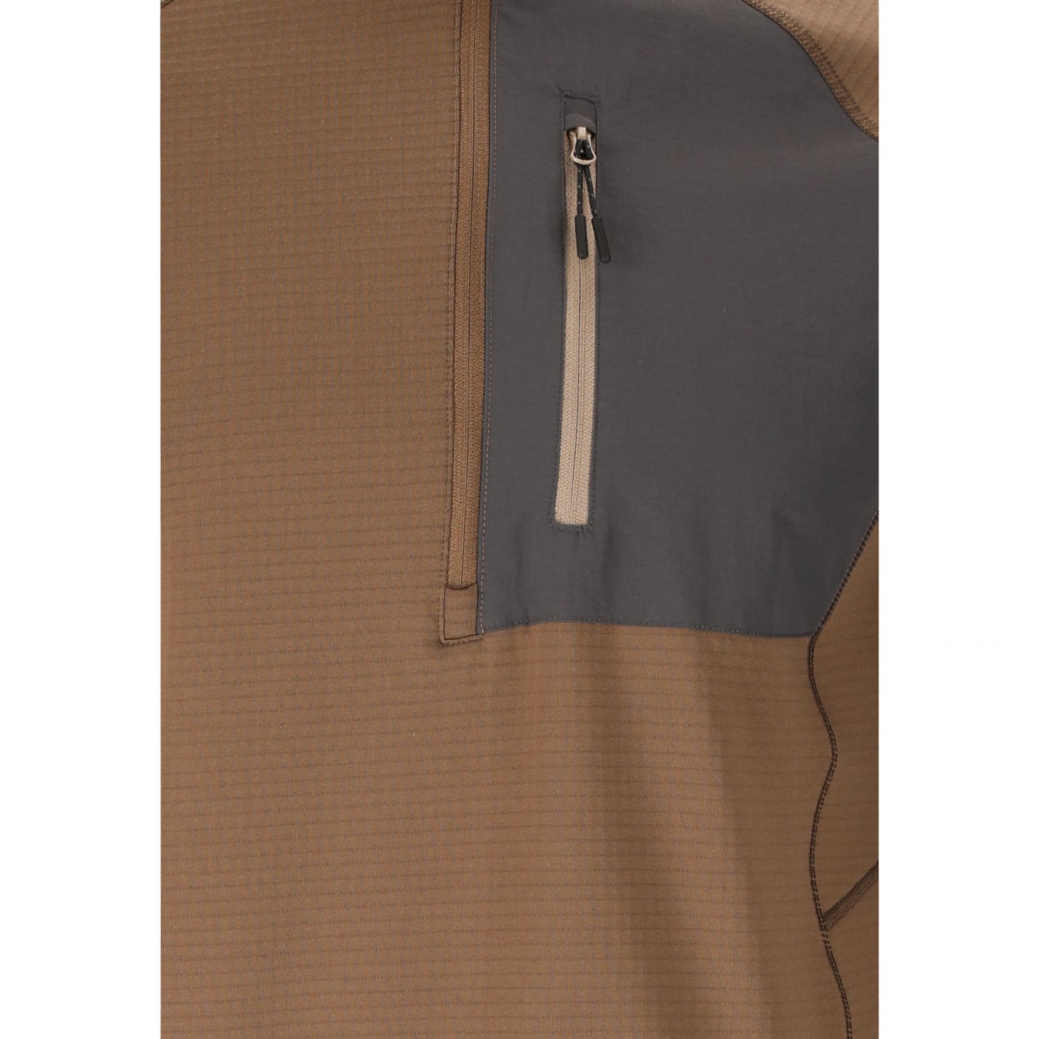 Whistler Helge, suéter de fleece, masculino, marrom