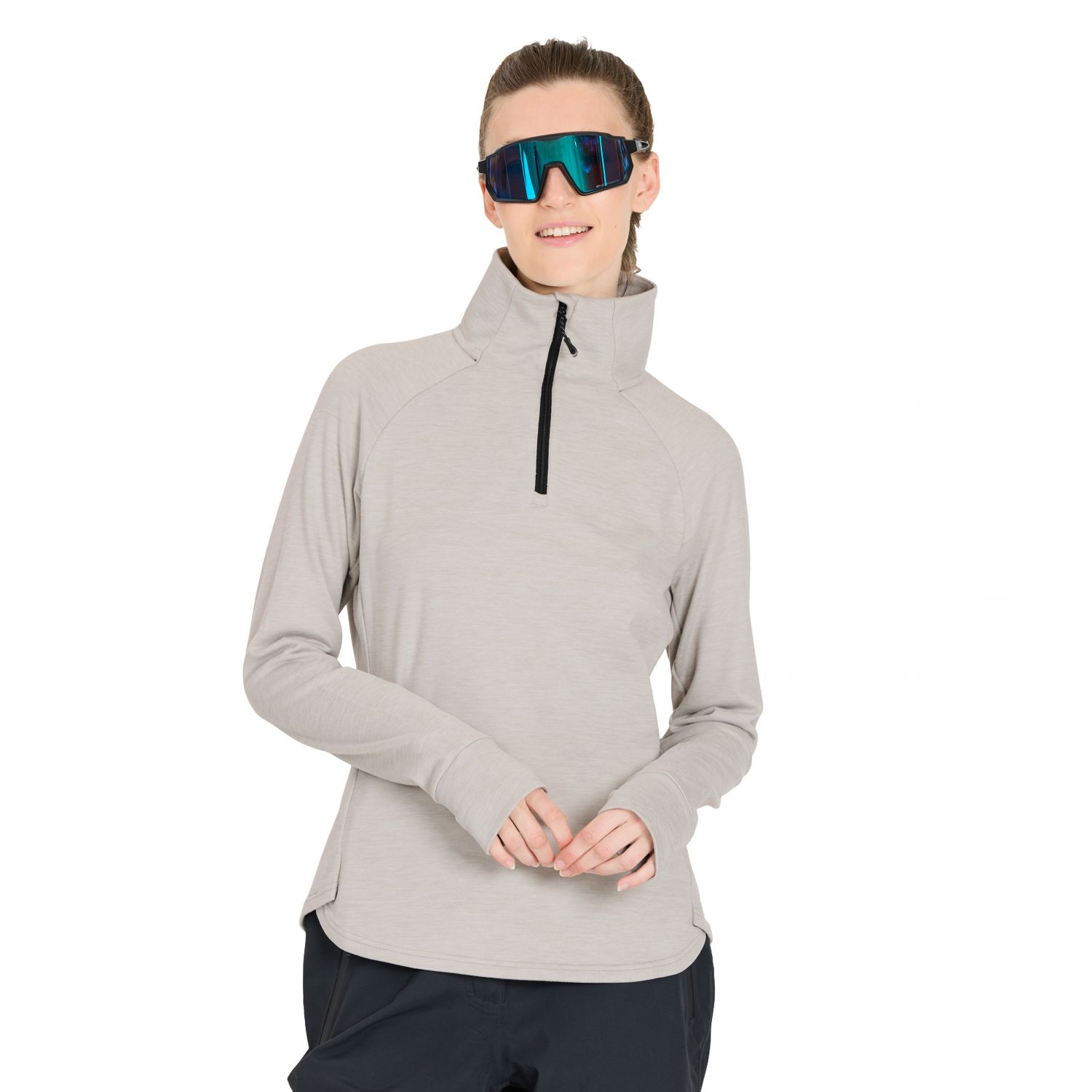 Whistler Kajsa, jaqueta de fleece, mulher, cinza