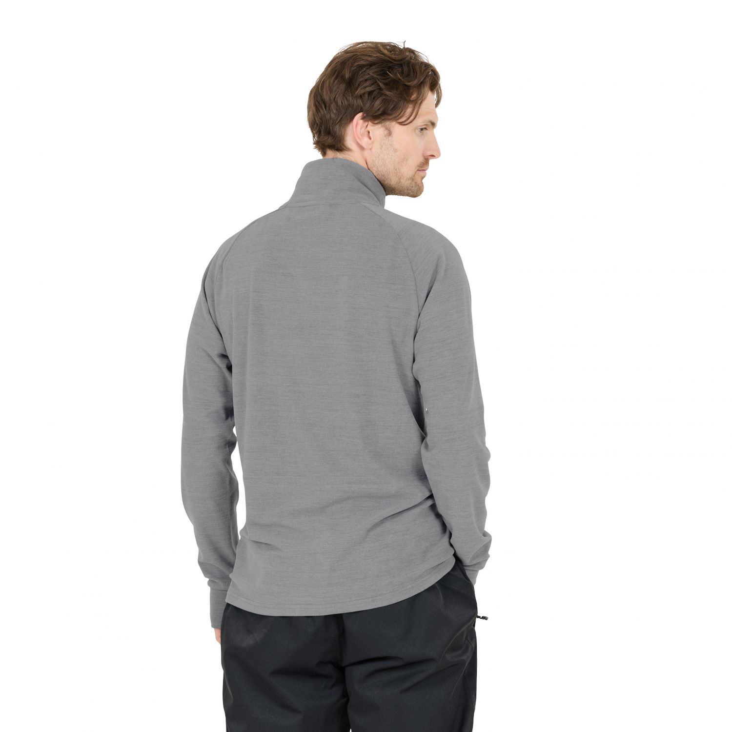 Whistler Kajsa, suéter de fleece, masculino, cinza escuro