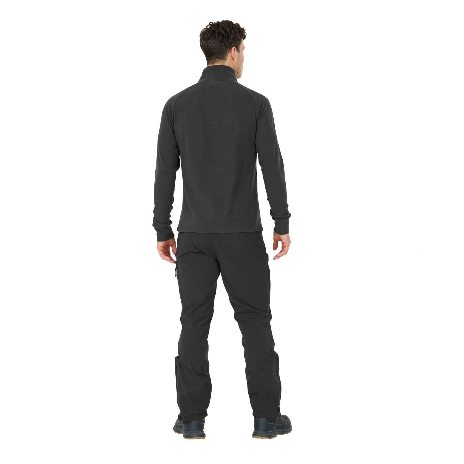 Whistler Kajsa, suéter de fleece, masculino, preto