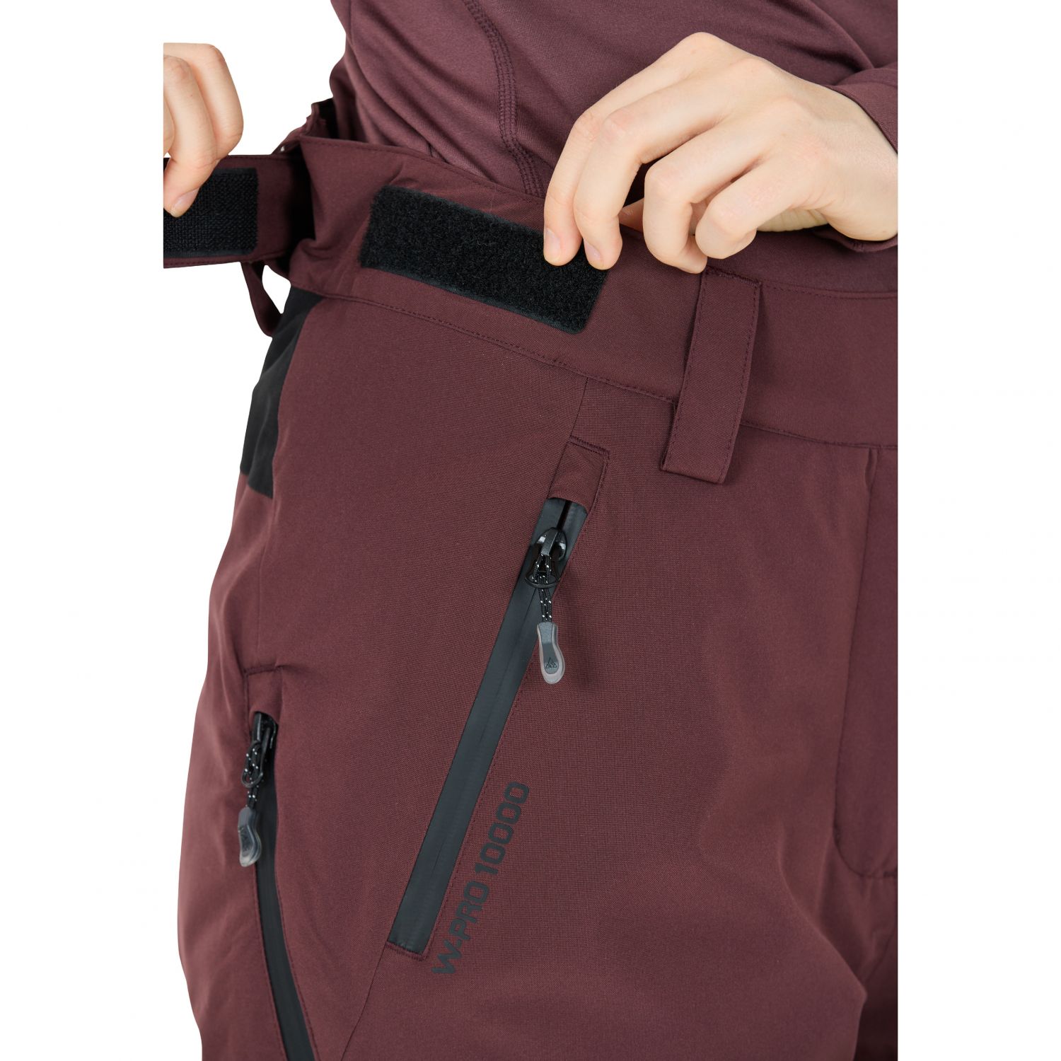 Whistler Kingland, calças de esqui, feminino, fudge