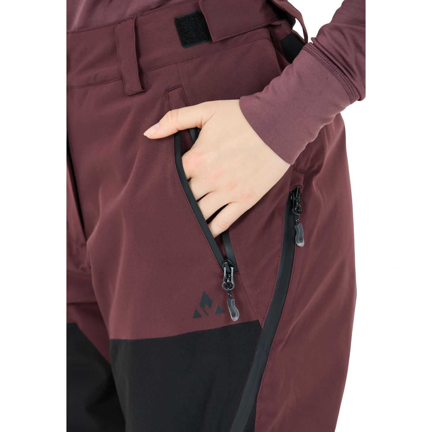 Whistler Kingland, calças de esqui, feminino, fudge