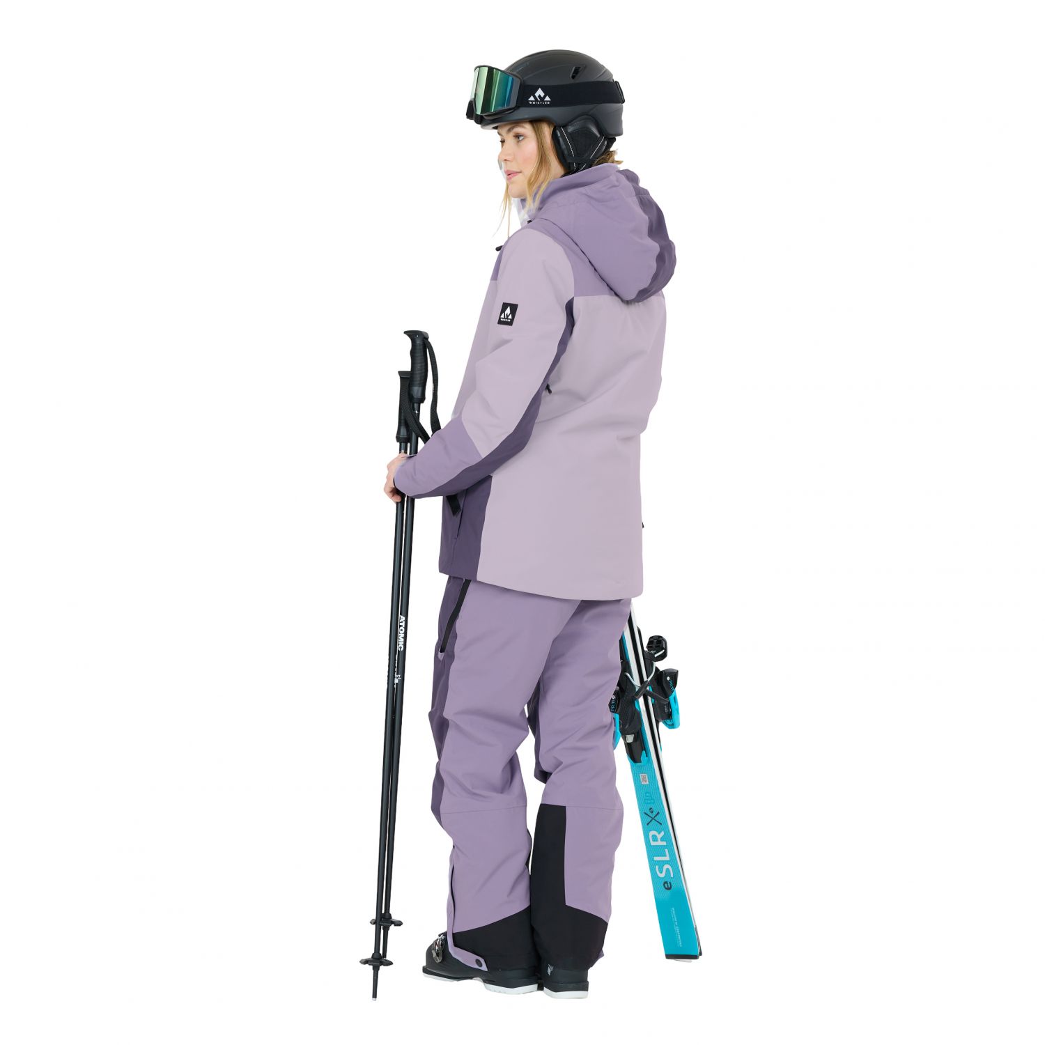 Whistler Kingland, calças de esqui, feminino, roxa
