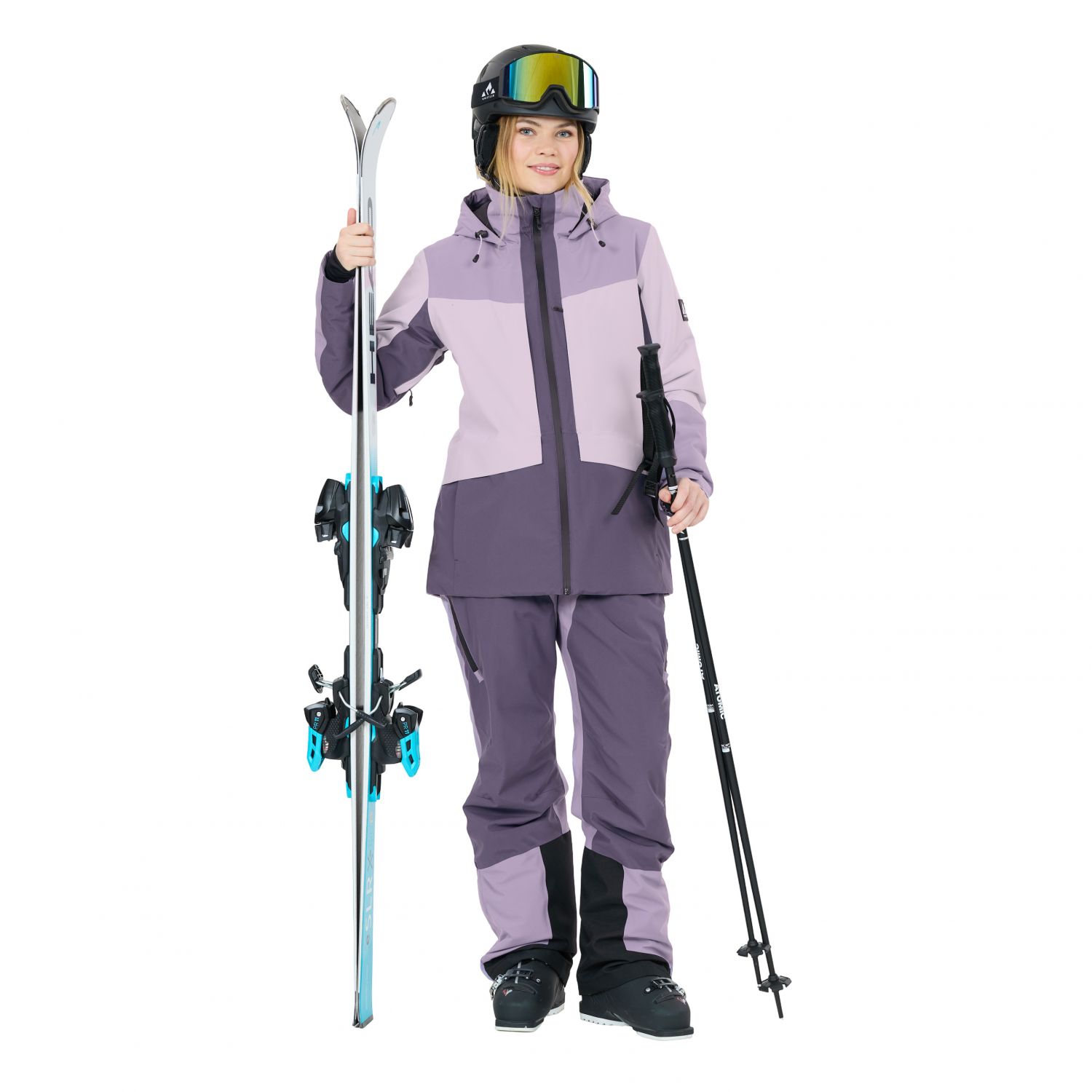 Whistler Kingland, calças de esqui, feminino, roxa