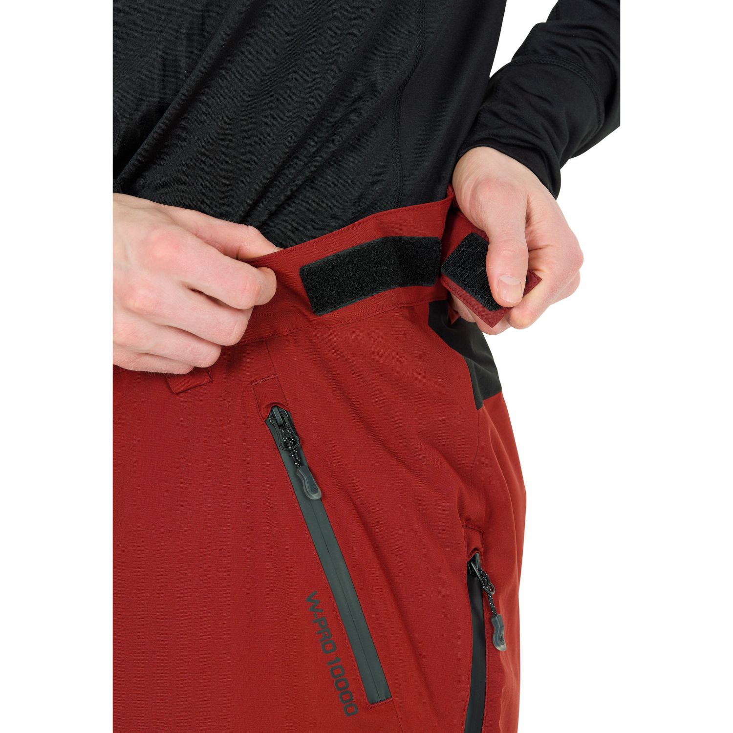 Whistler Kingland, calças de esqui, masculino, madder brown