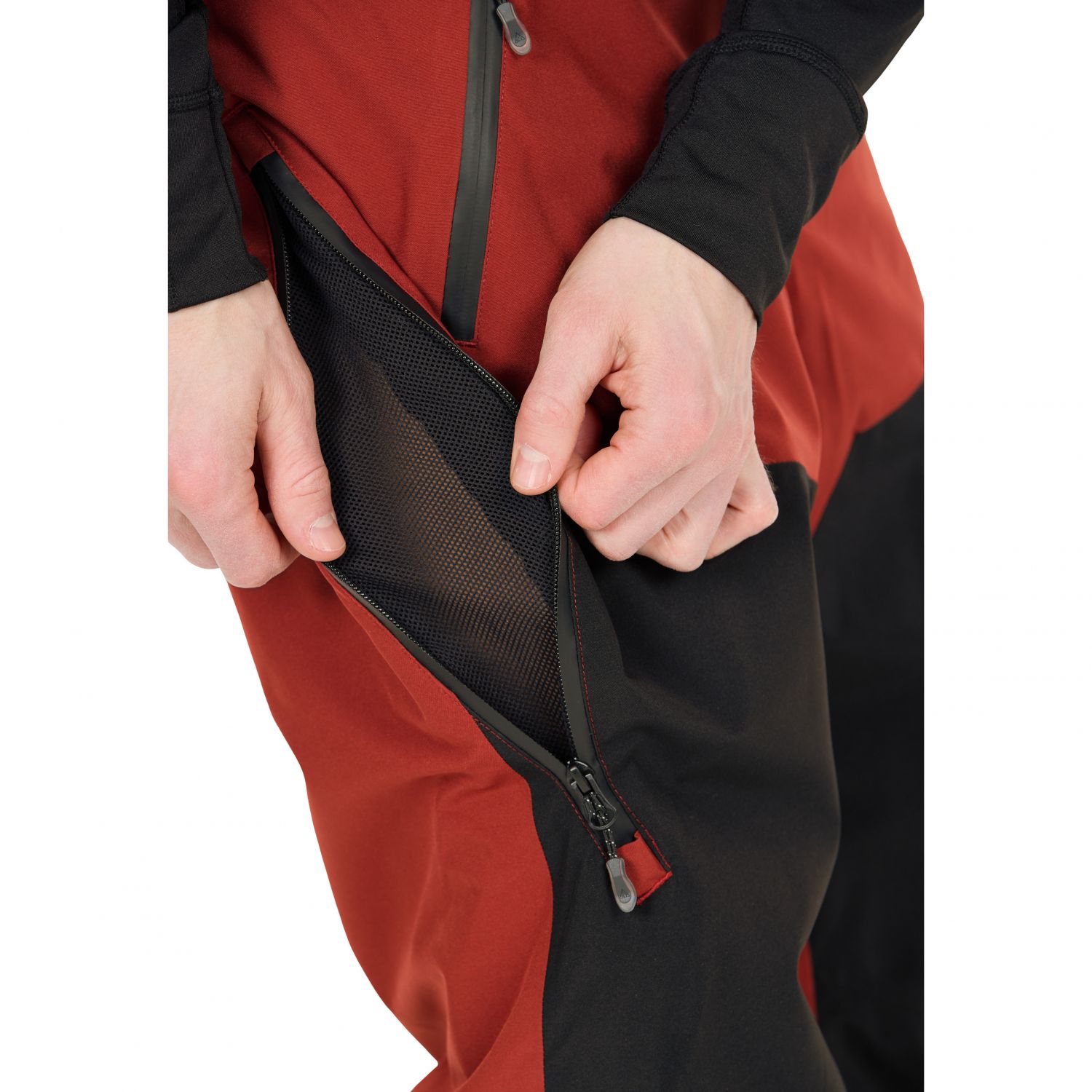 Whistler Kingland, calças de esqui, masculino, madder brown
