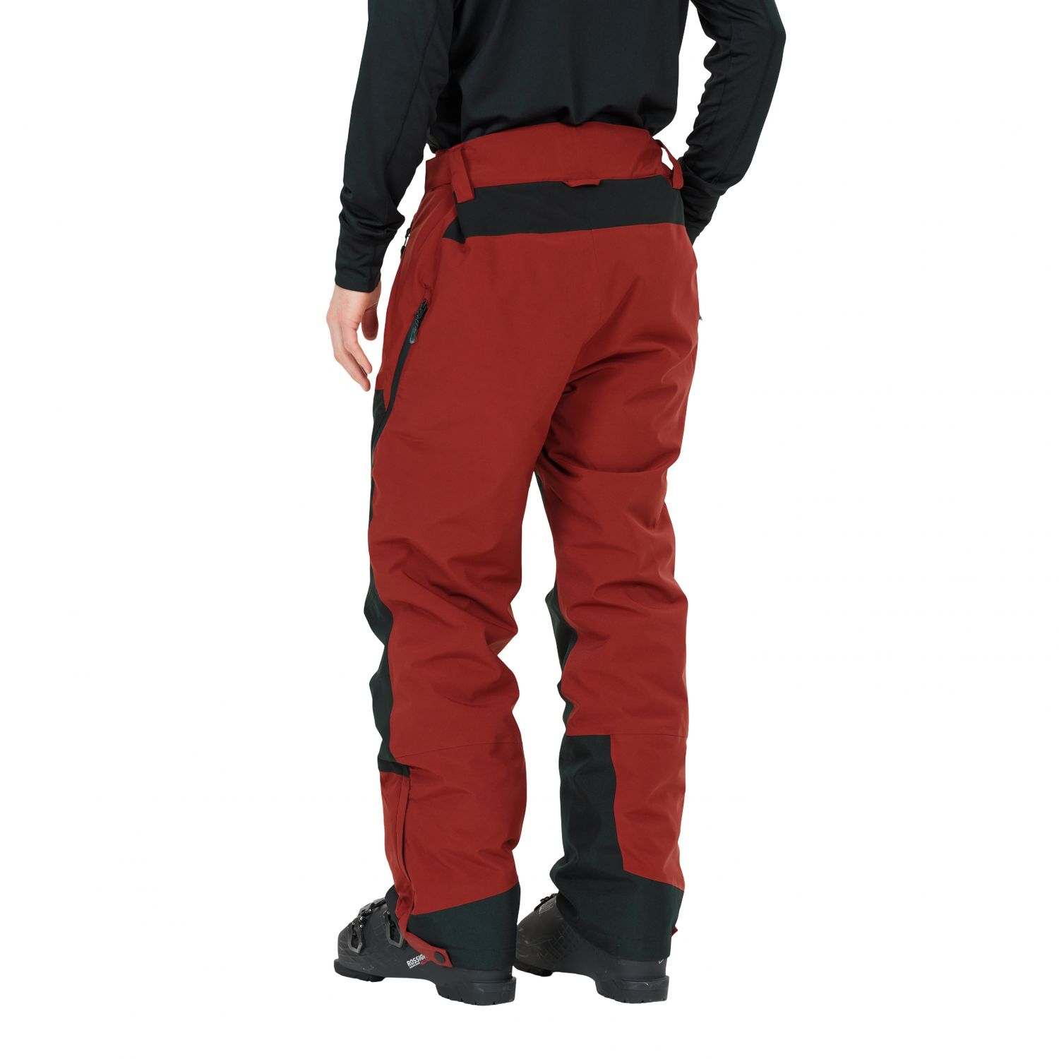 Whistler Kingland, calças de esqui, masculino, madder brown
