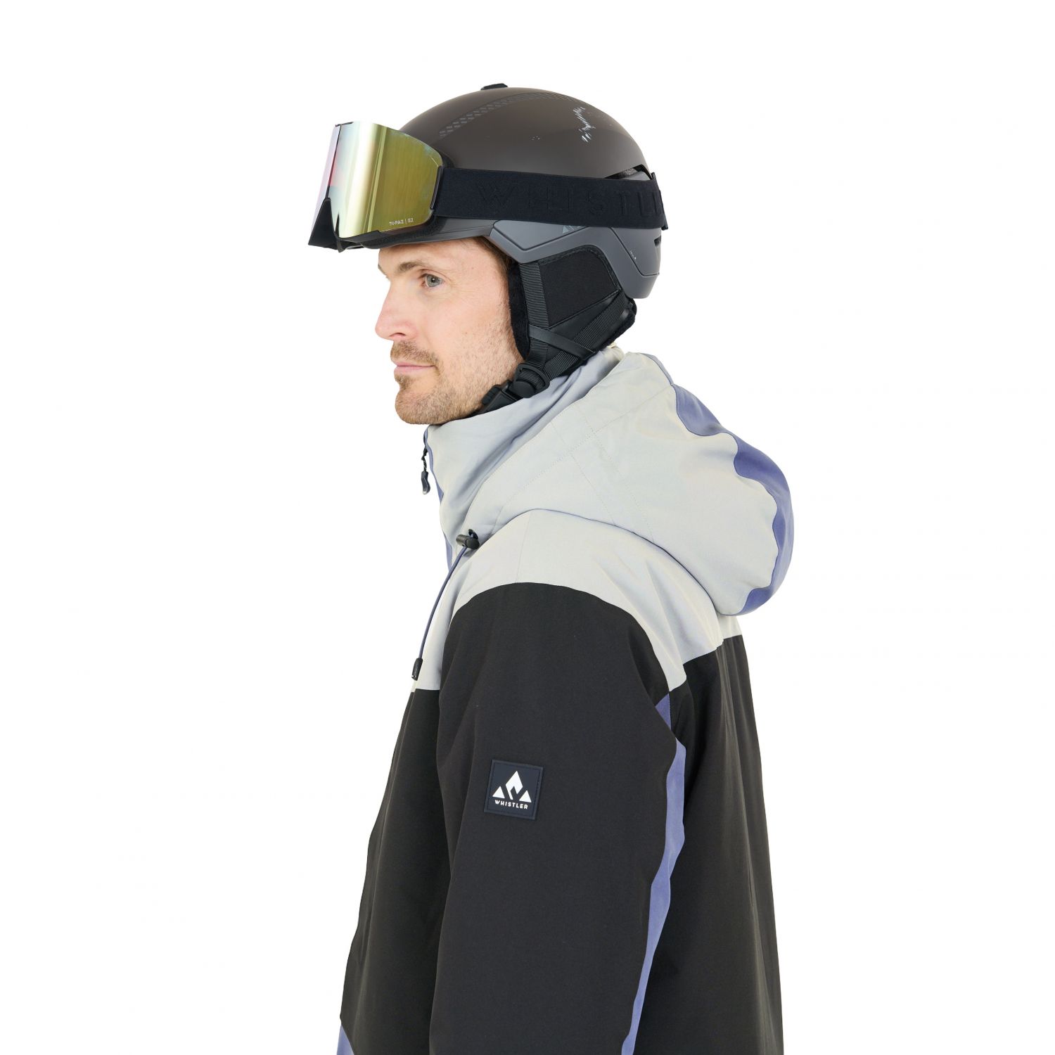 Whistler Kingland, jaqueta de esqui, homem, cinza