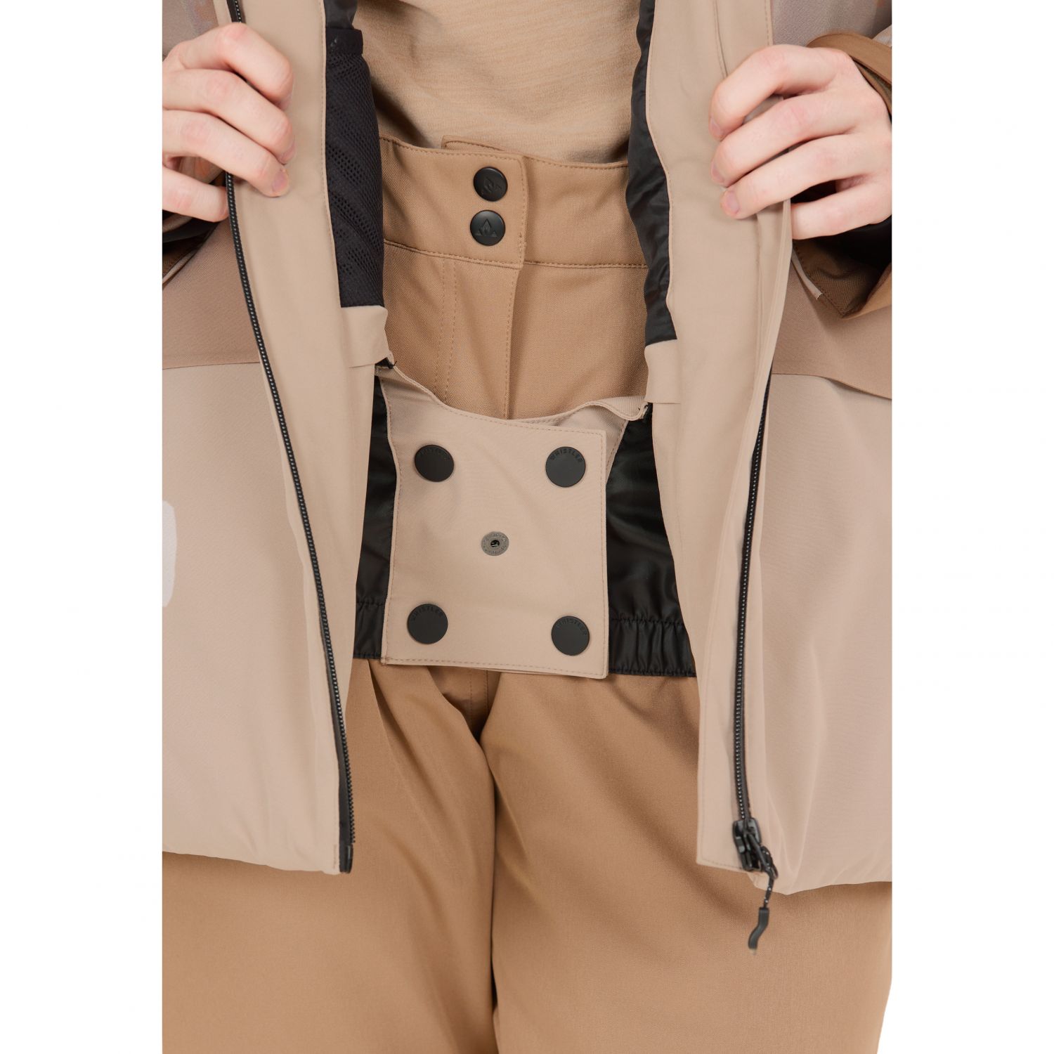 Whistler Kingland, jaqueta de esqui, mulher, bege