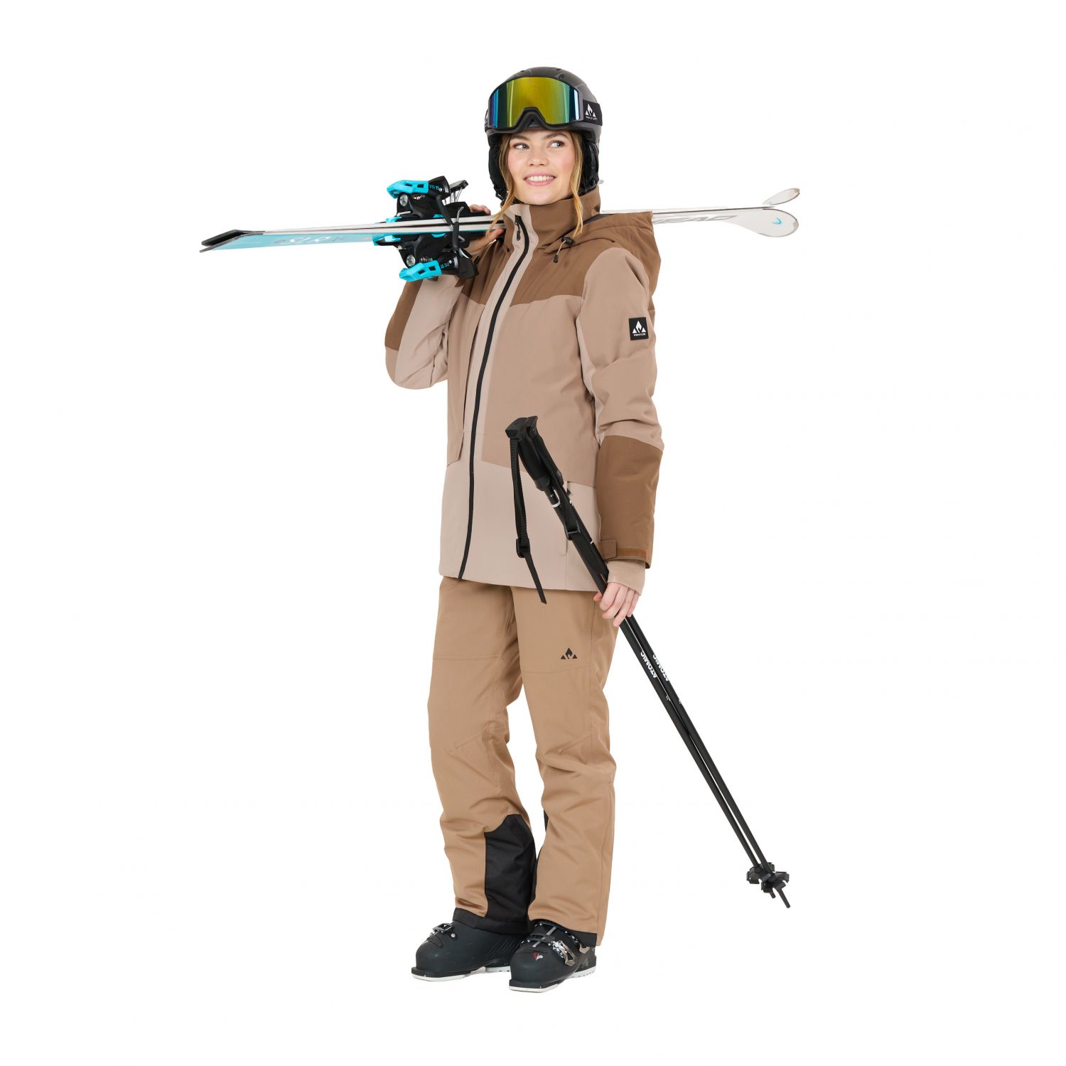 Whistler Kingland, lyžiarska bunda, dámska, beige