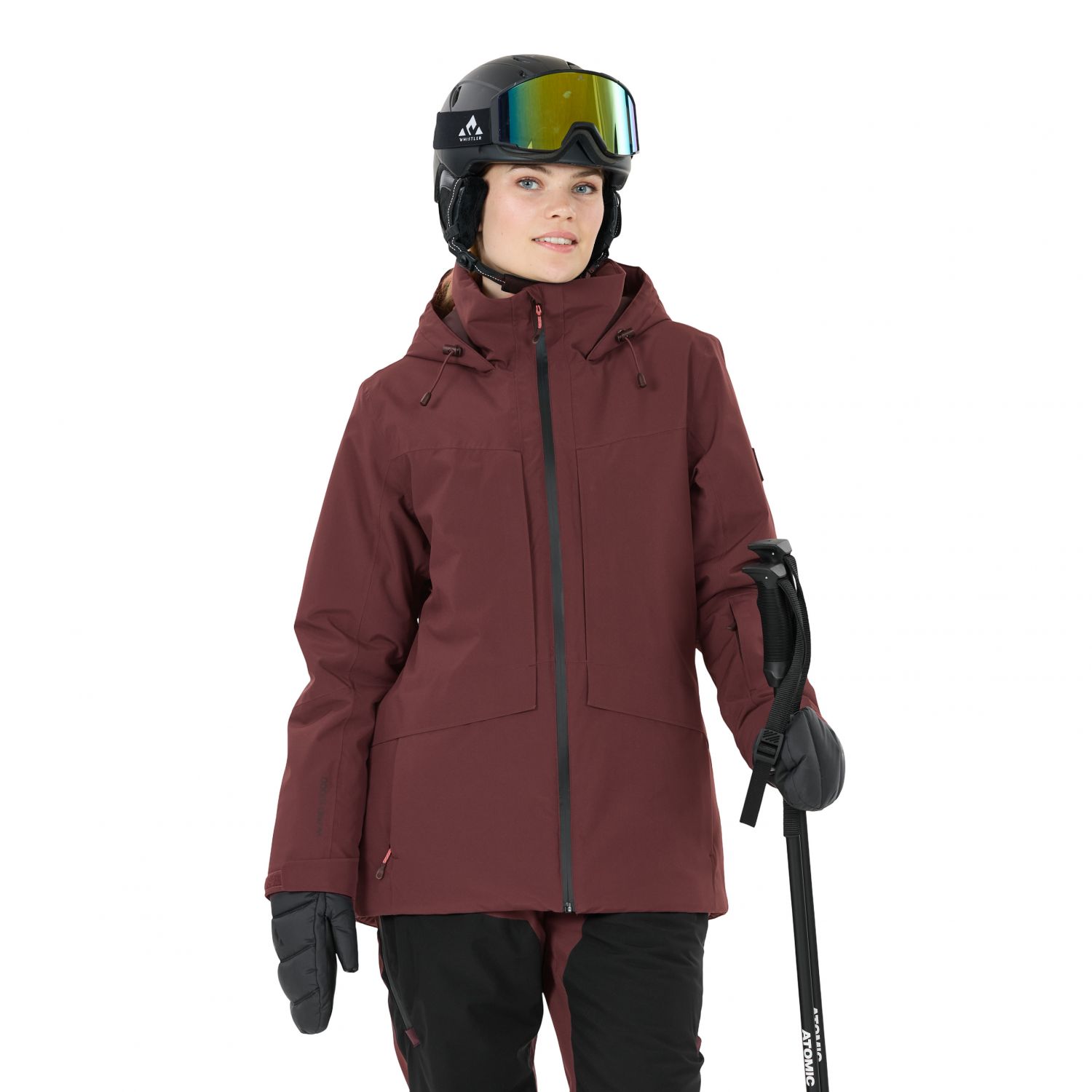 Whistler Kingland, lyžiarska bunda, dámska, fudge