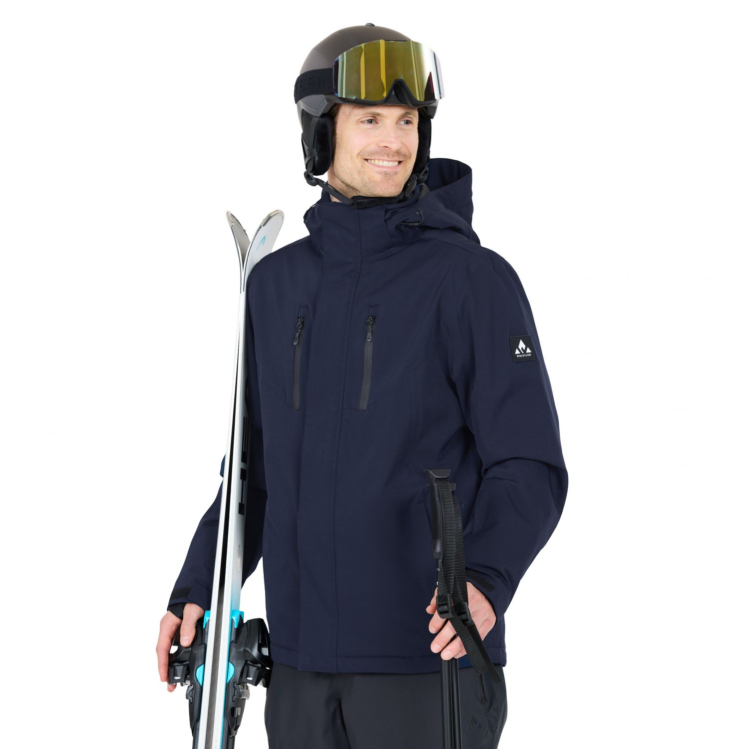 Whistler Miller, jaqueta de esqui, masculino, azul