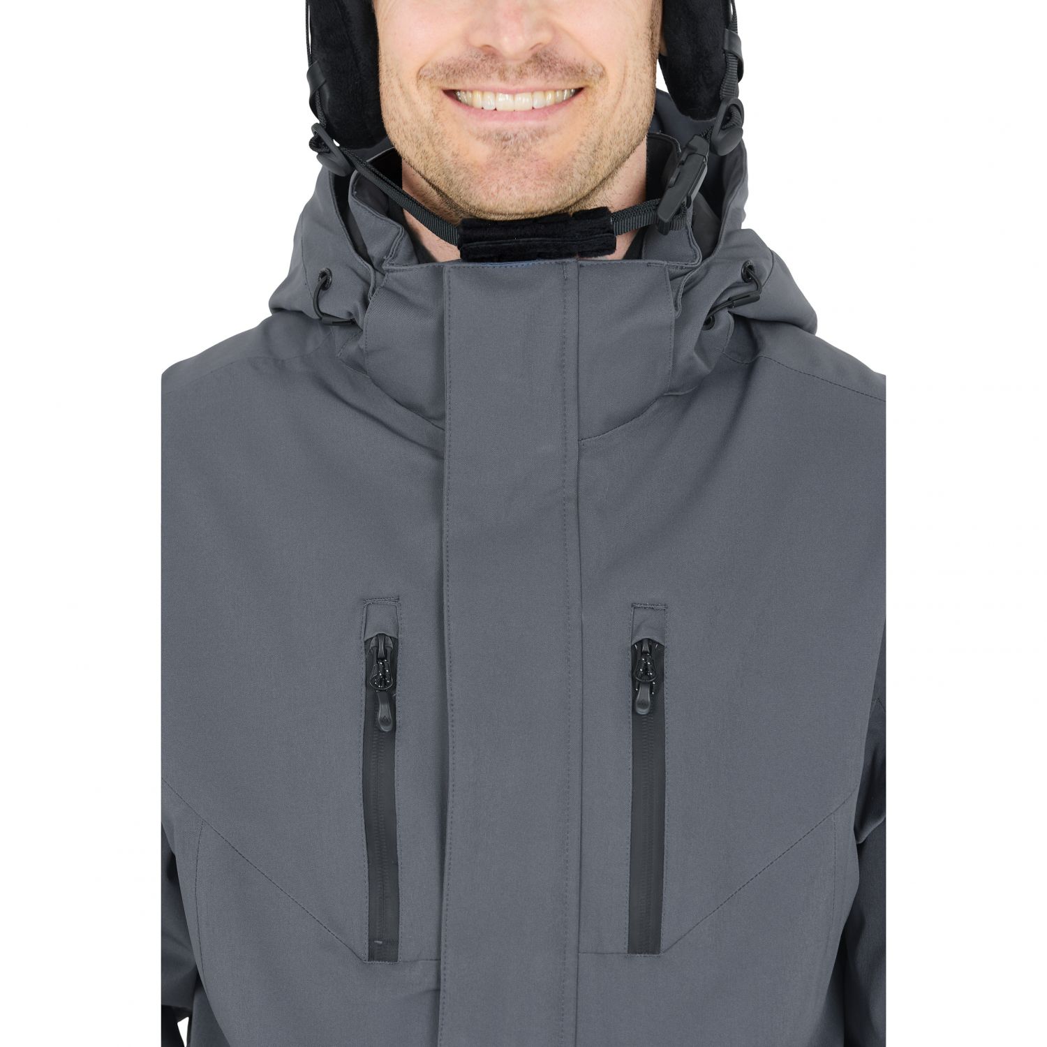 Whistler Miller, jaqueta de esqui, masculino, cinza escuro