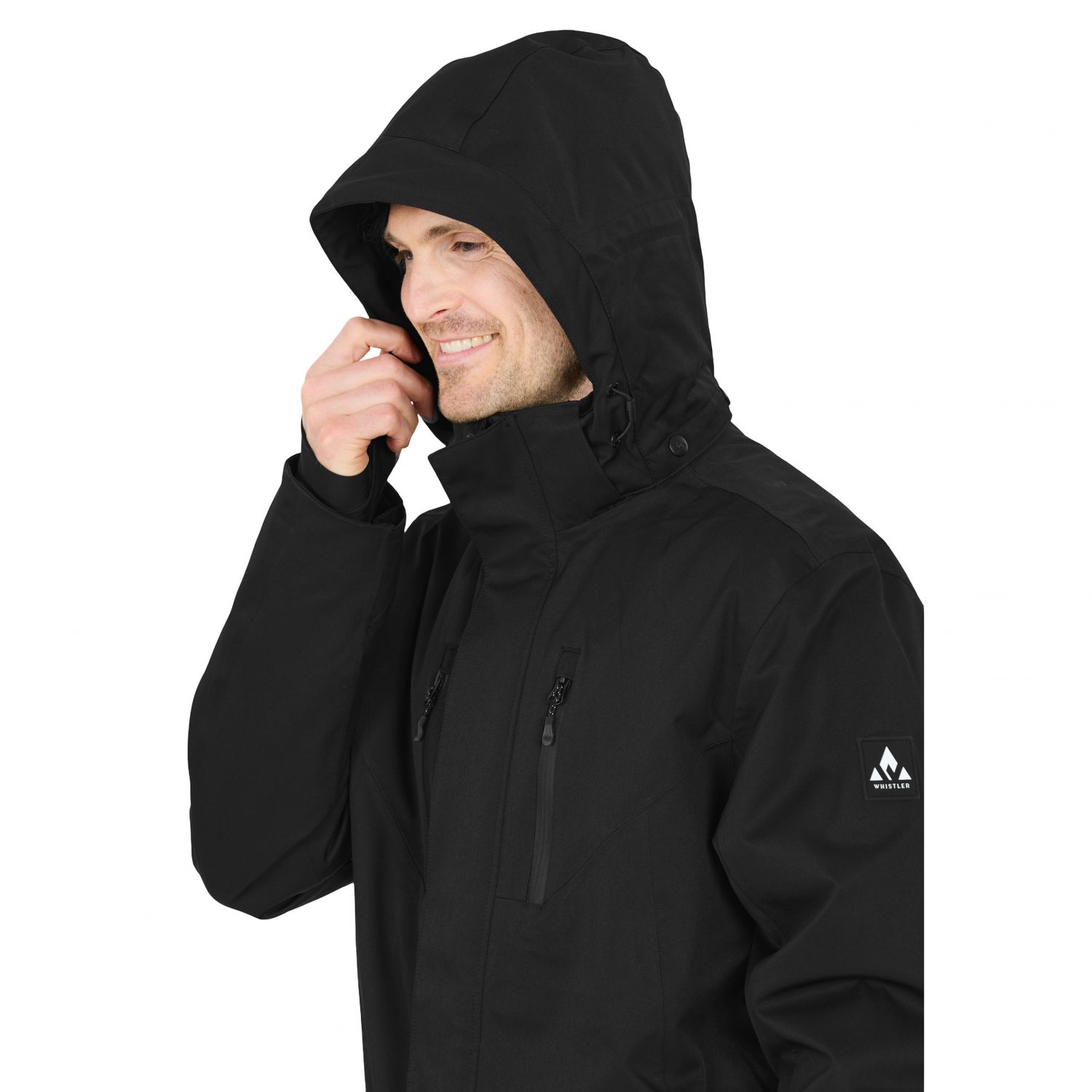Whistler Miller, jaqueta de esqui, masculino, preto