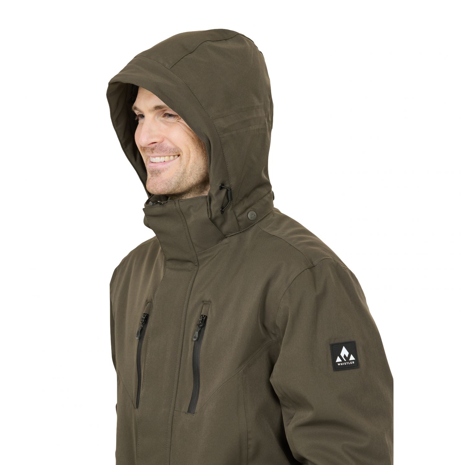 Whistler Miller, jaqueta de esqui, masculino, verde-escuro