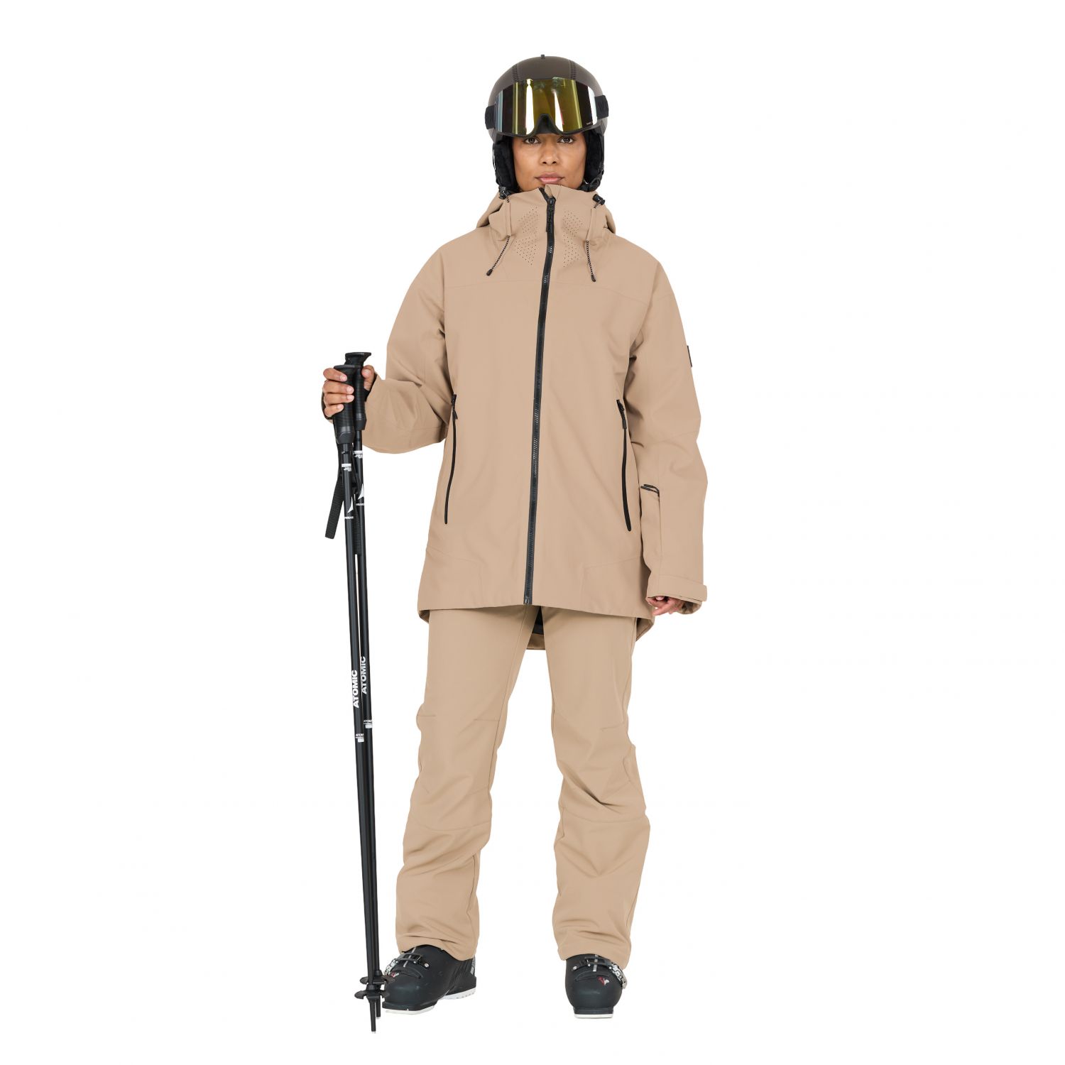 Whistler Sierra, calças de esqui, feminino, bege