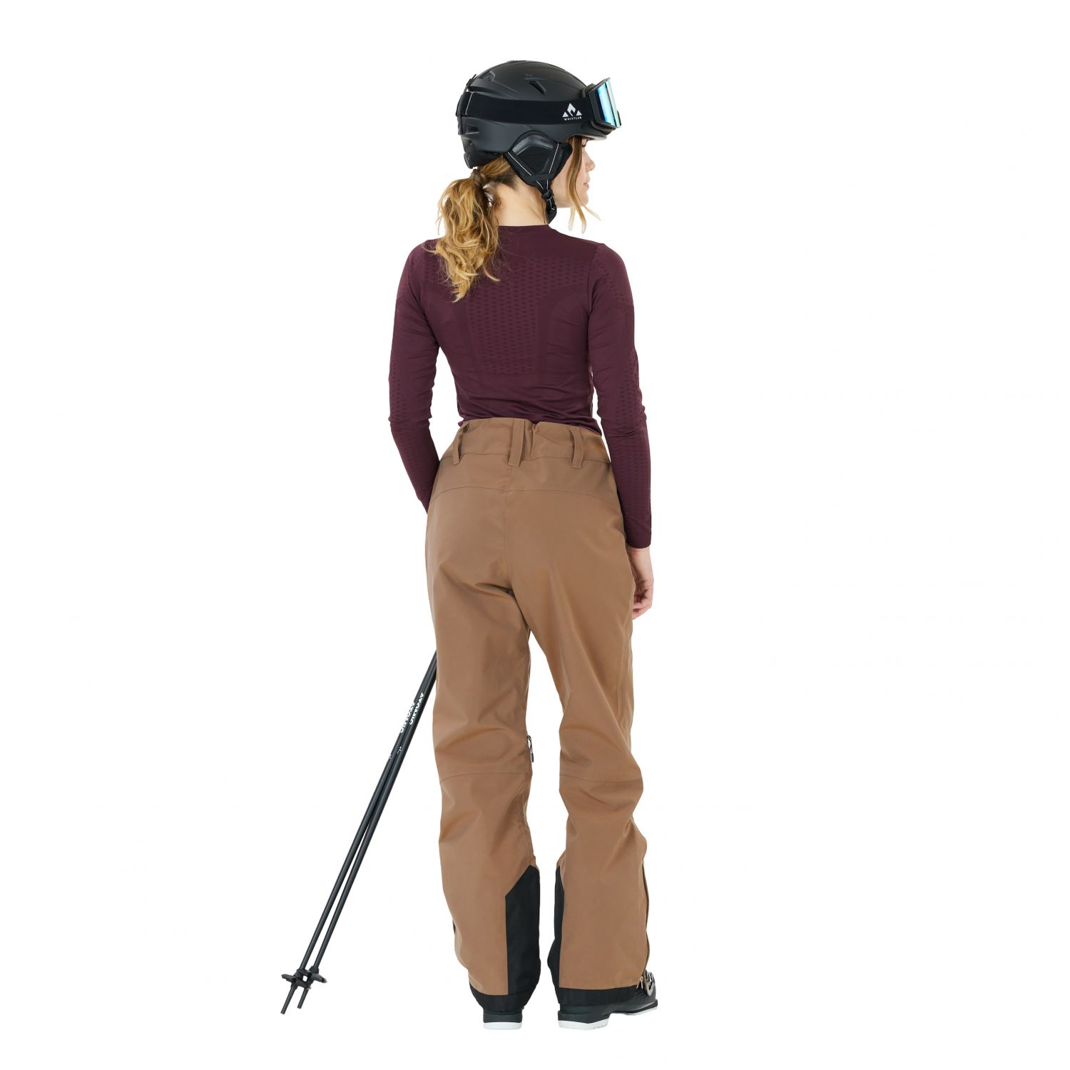 Whistler Takoda, calças de esqui, feminino, marrom