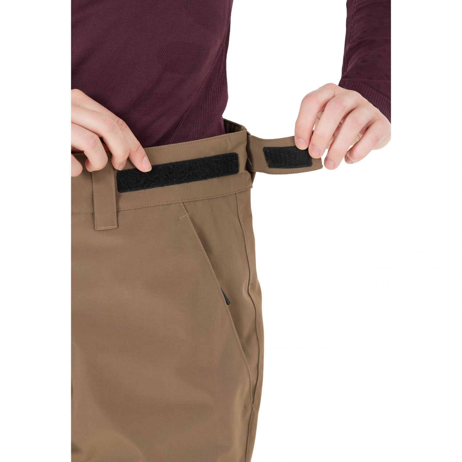 Whistler Takoda, calças de esqui, feminino, marrom