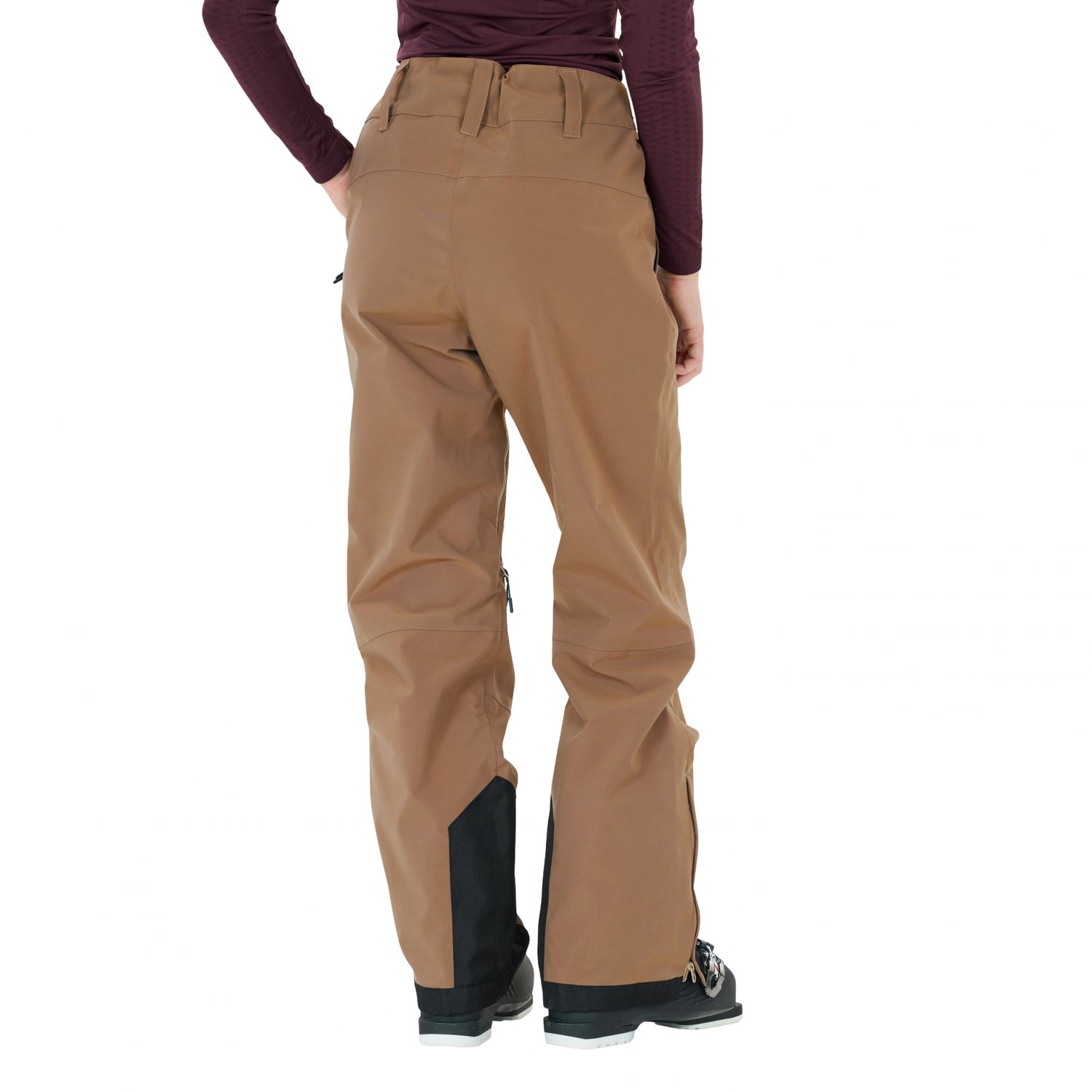 Whistler Takoda, calças de esqui, feminino, marrom