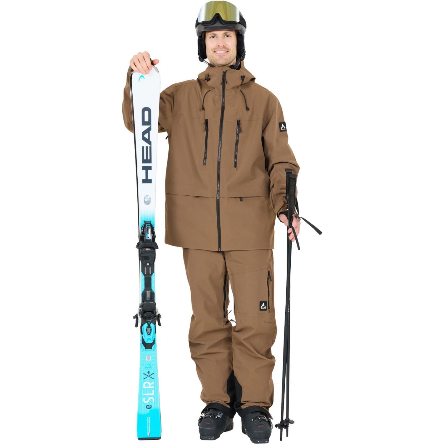 Whistler Takoda, giacca da sci, uomo, marrone