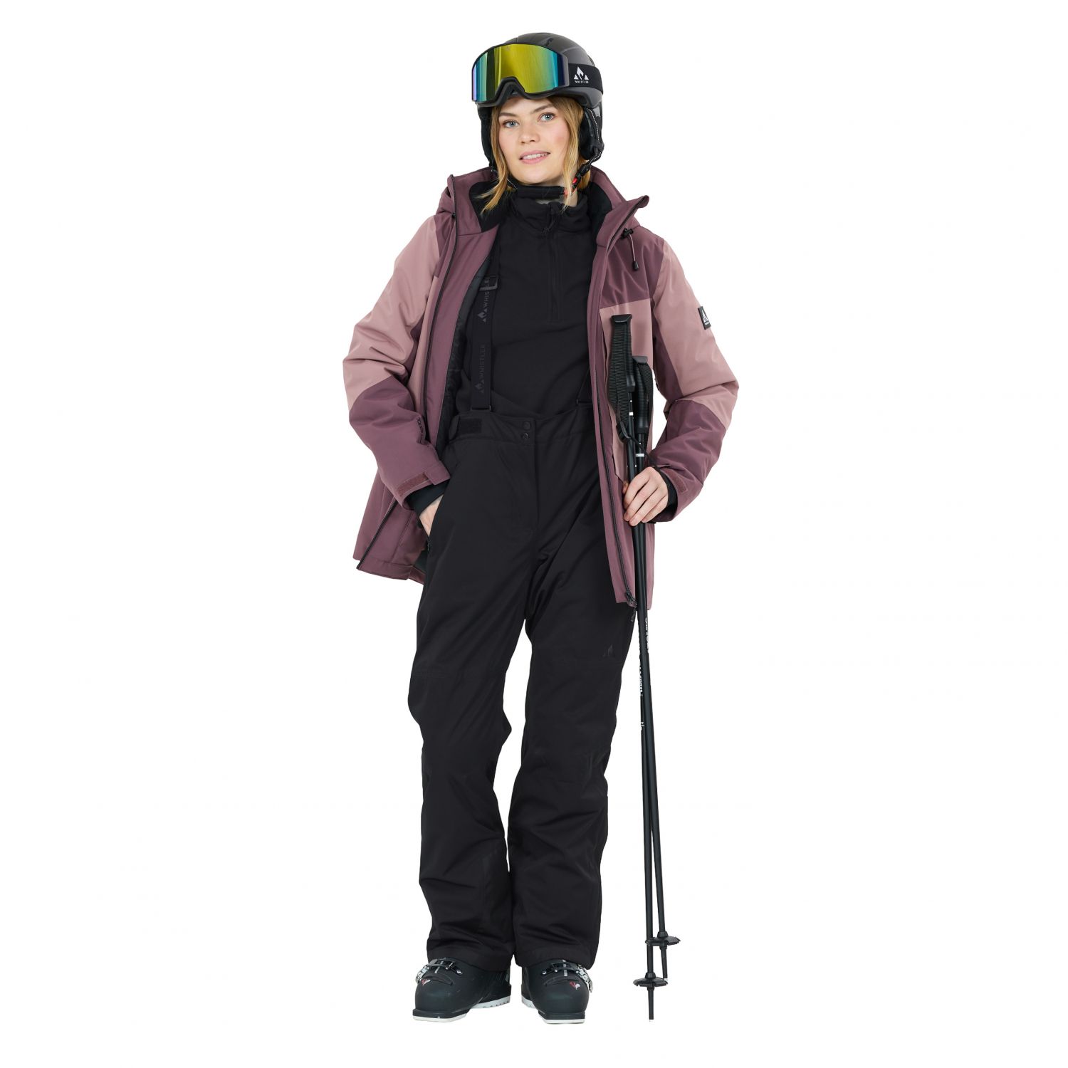 Whistler Yarra, calças de esqui, feminino, pretas