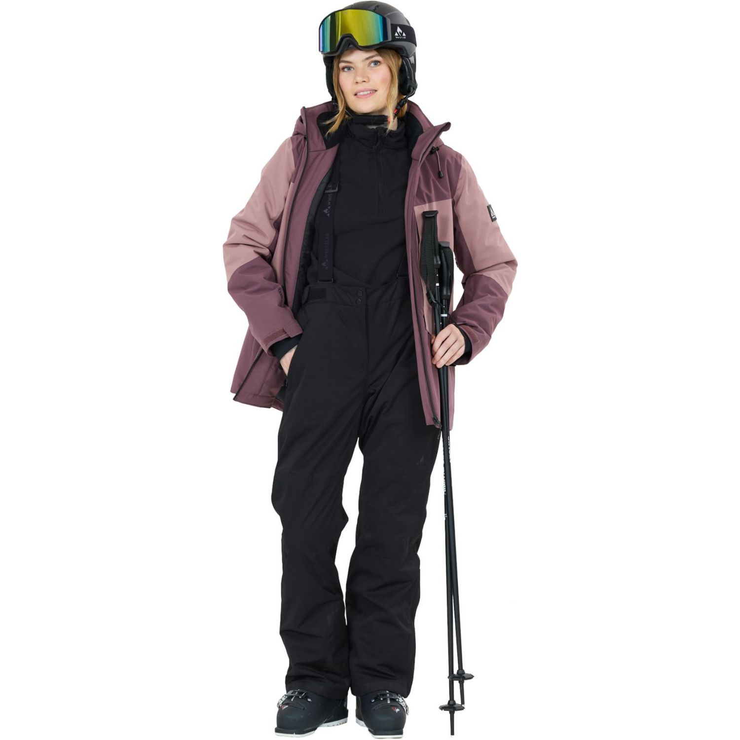 Whistler Yarra, pantalons de ski, femme, noirs