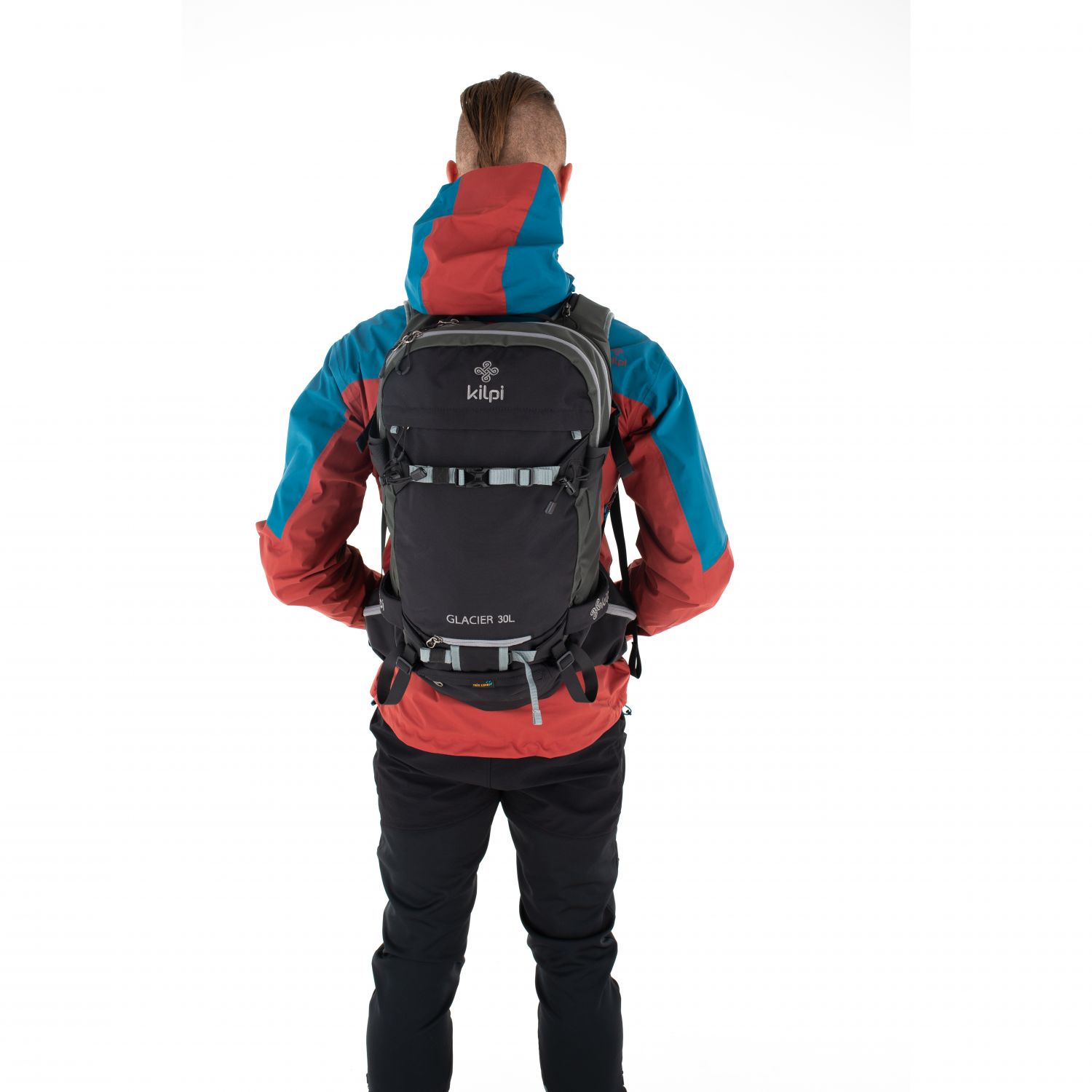 Zaino Kilpi Glacier, 30L, grigio scuro