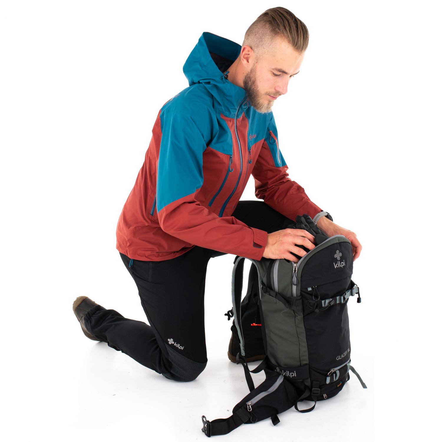 Zaino Kilpi Glacier, 30L, grigio scuro