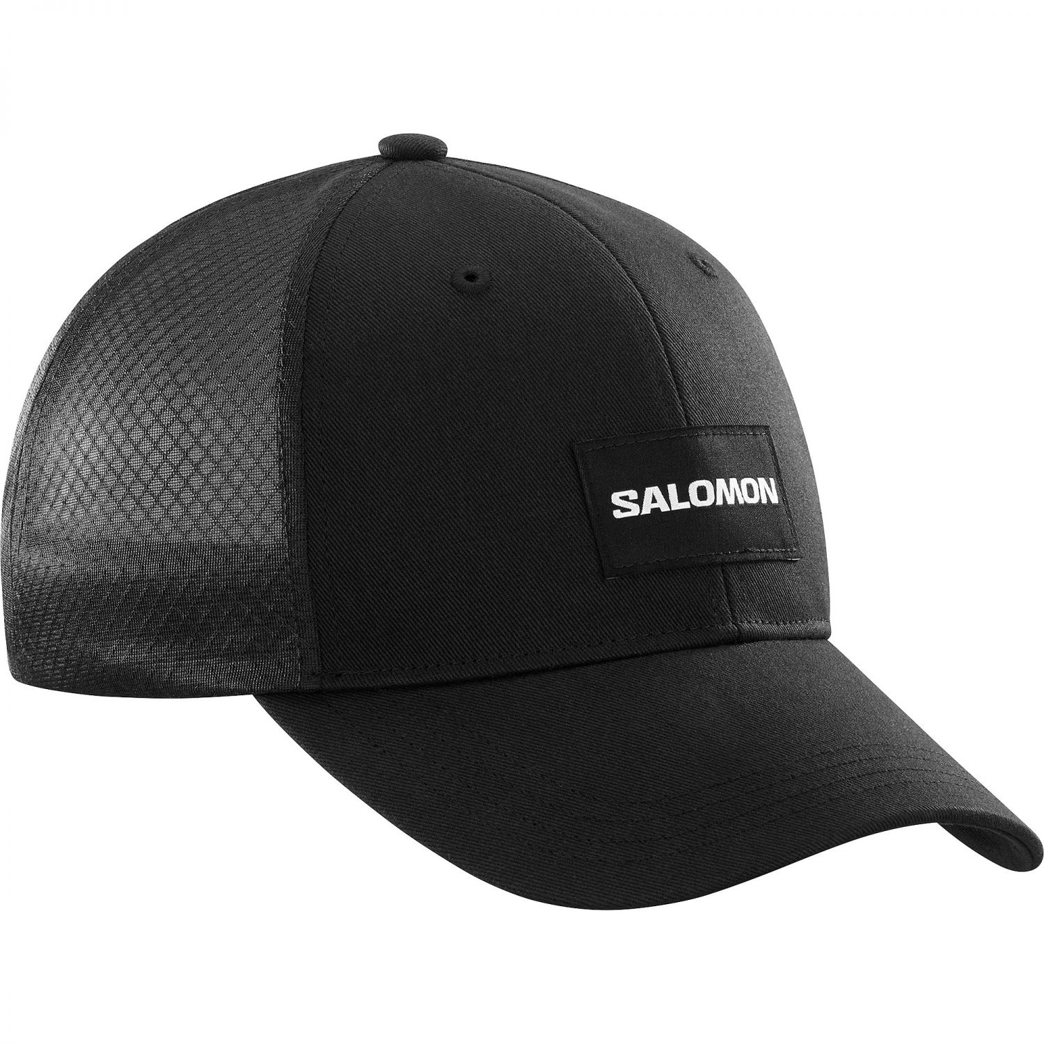 Zakrzywiona czapka Salomon Trucker, czarna