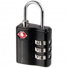 Zámok Lifeventure TSA Combi-lock, čierny