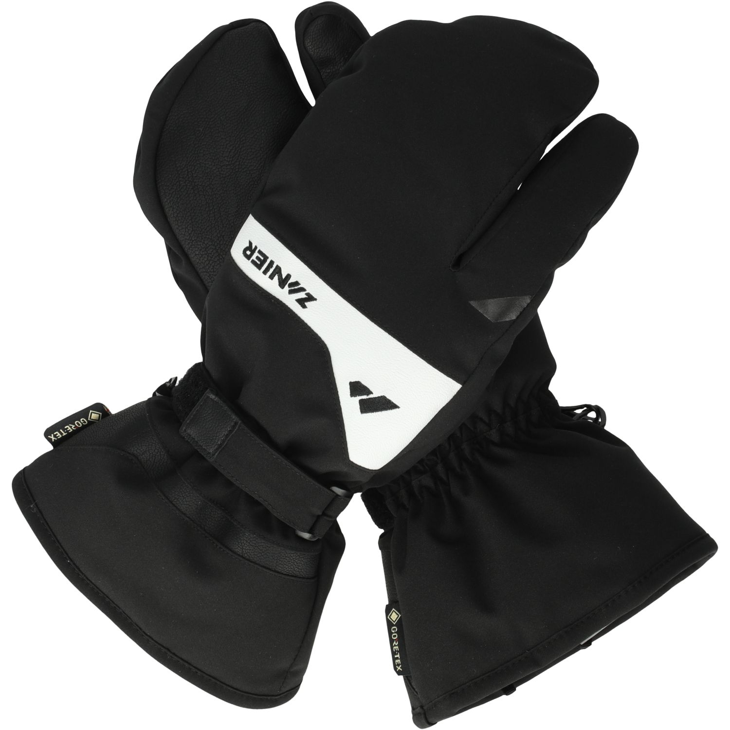 Zanier Cortina GTX 3-finger, Skihansker, Black