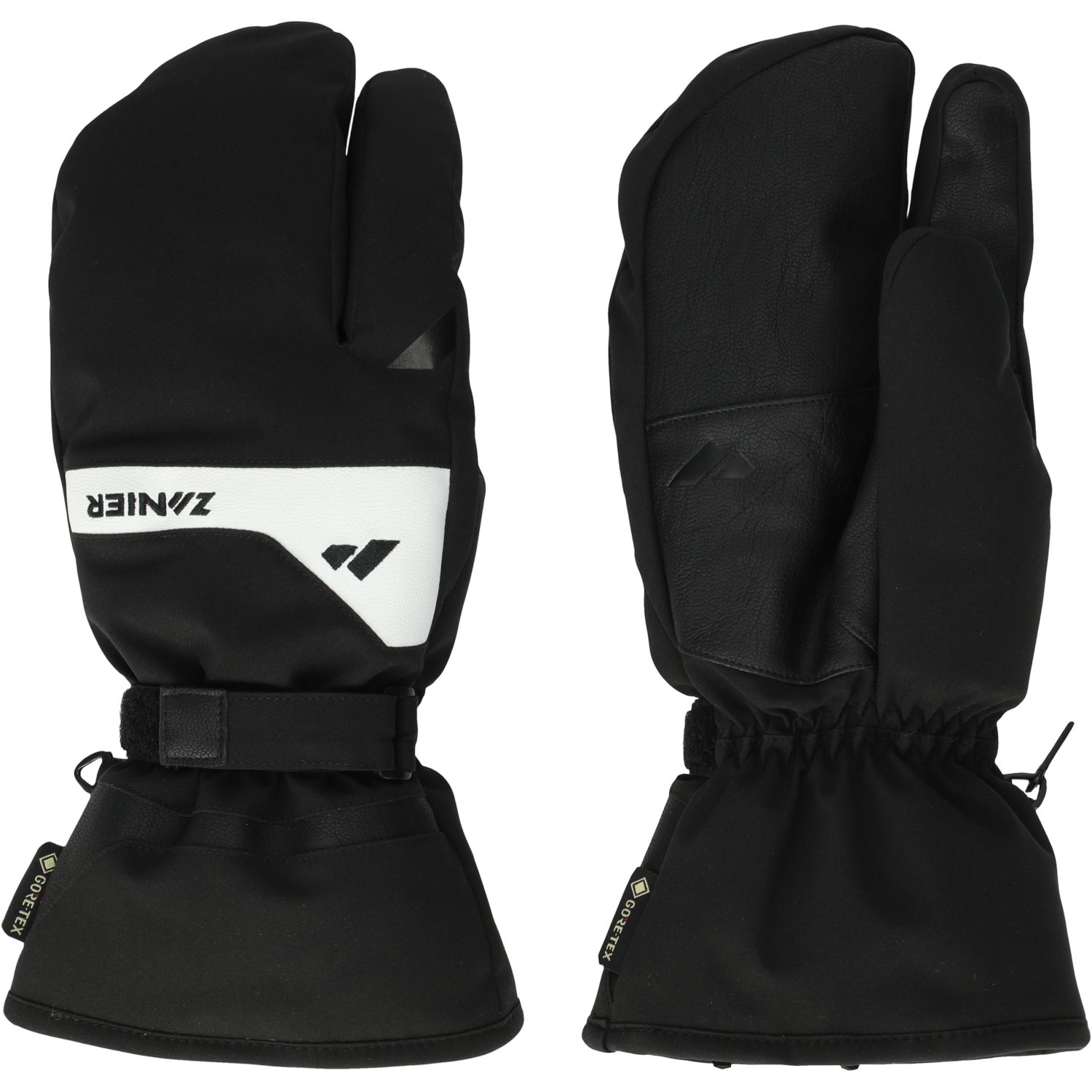 Zanier Cortina GTX 3-finger, Skihansker, Black