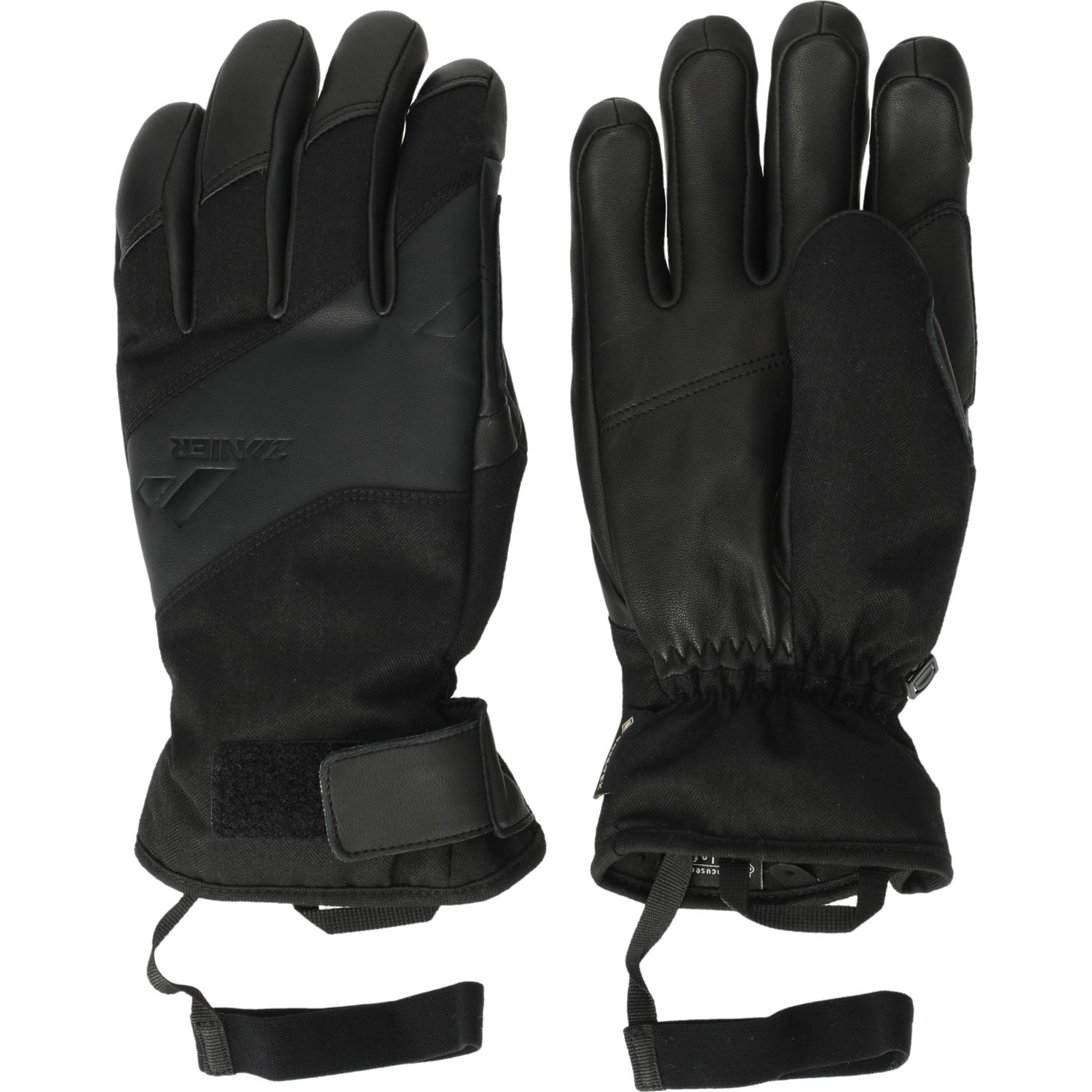 Zanier Sky GTX, ski gloves, men, black