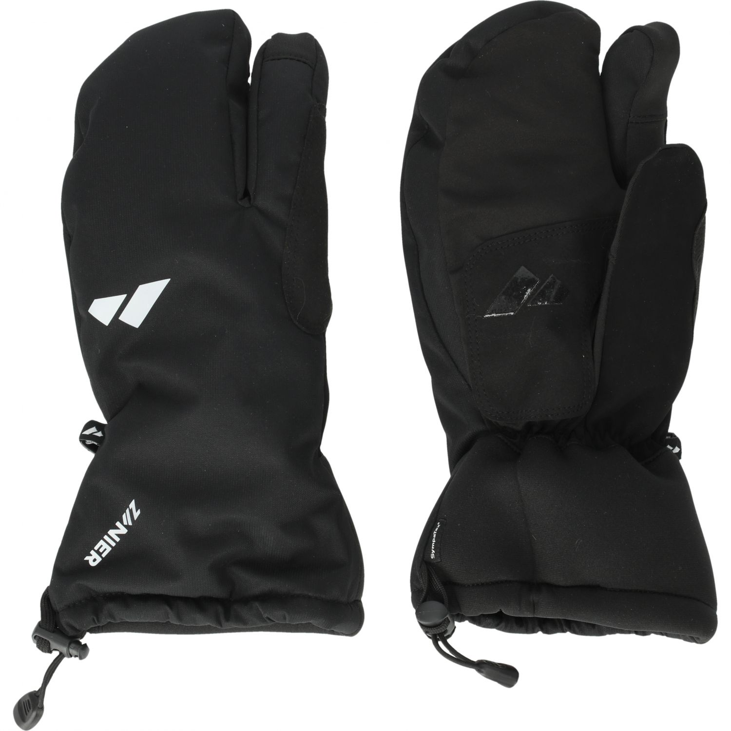 Zanier Vienna STX 3-finger, mănuși de schi, negru